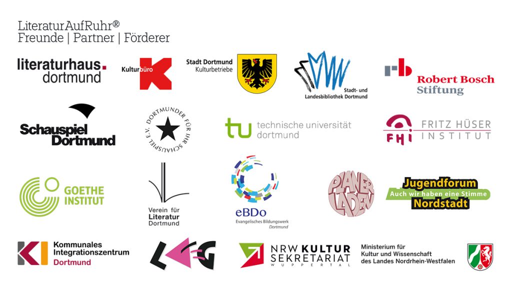 LiteraturAufRuhr | Freunde Partner Förderer | 2019